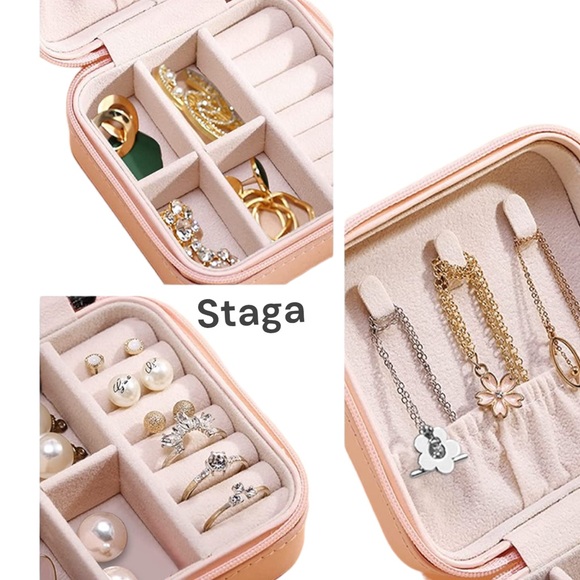 HP Gorgeous Jewelry Pouch Travel Case / Bridesmaid Gift / Wedding / Anniversary - Picture 9 of 16